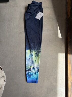 Athleta Dark Navy High-Rise Performance Leggings - Mercury Sonar